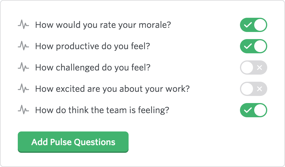 Lead Honestly Pulse Question options