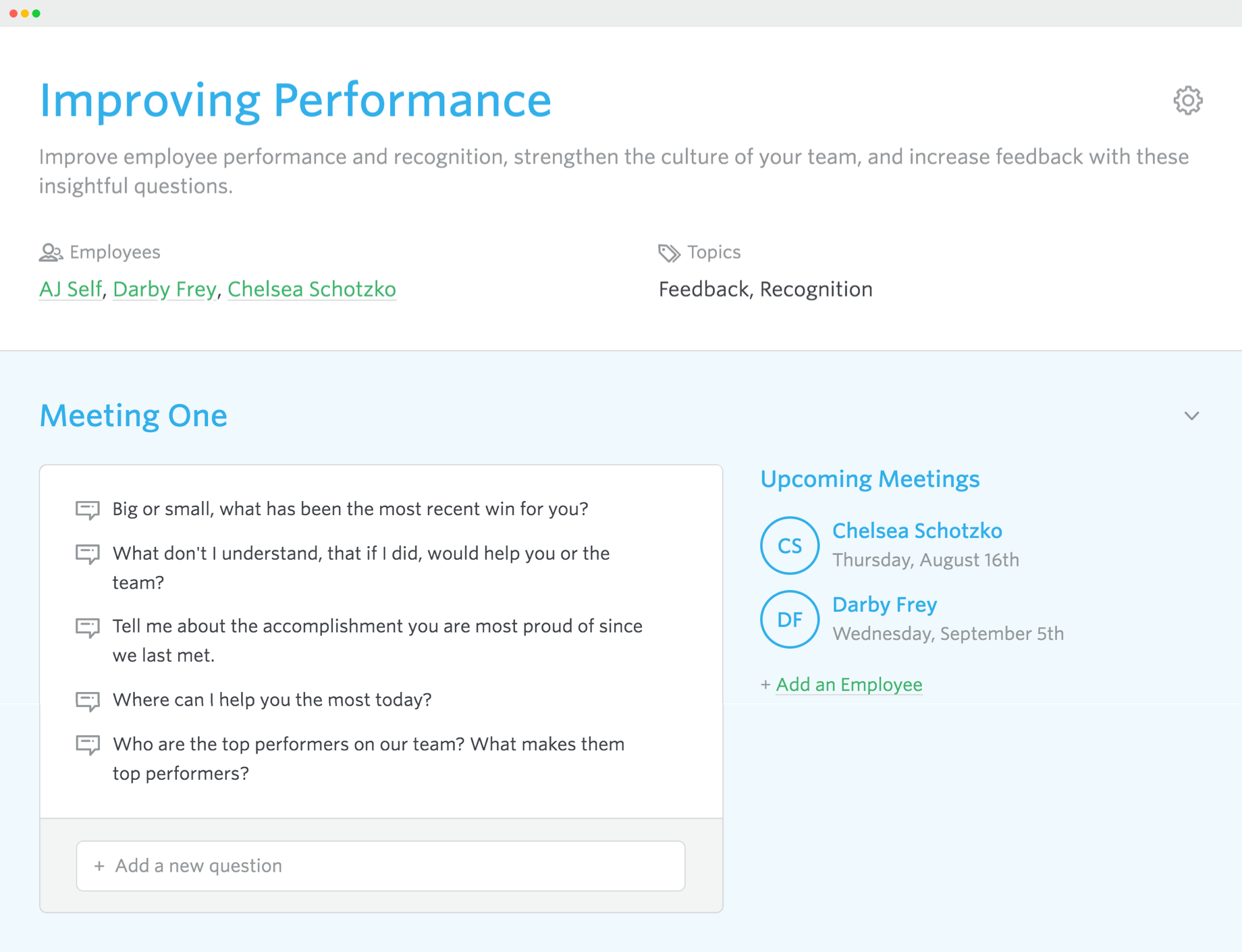 Lead Honestly improving employee performance Playbook