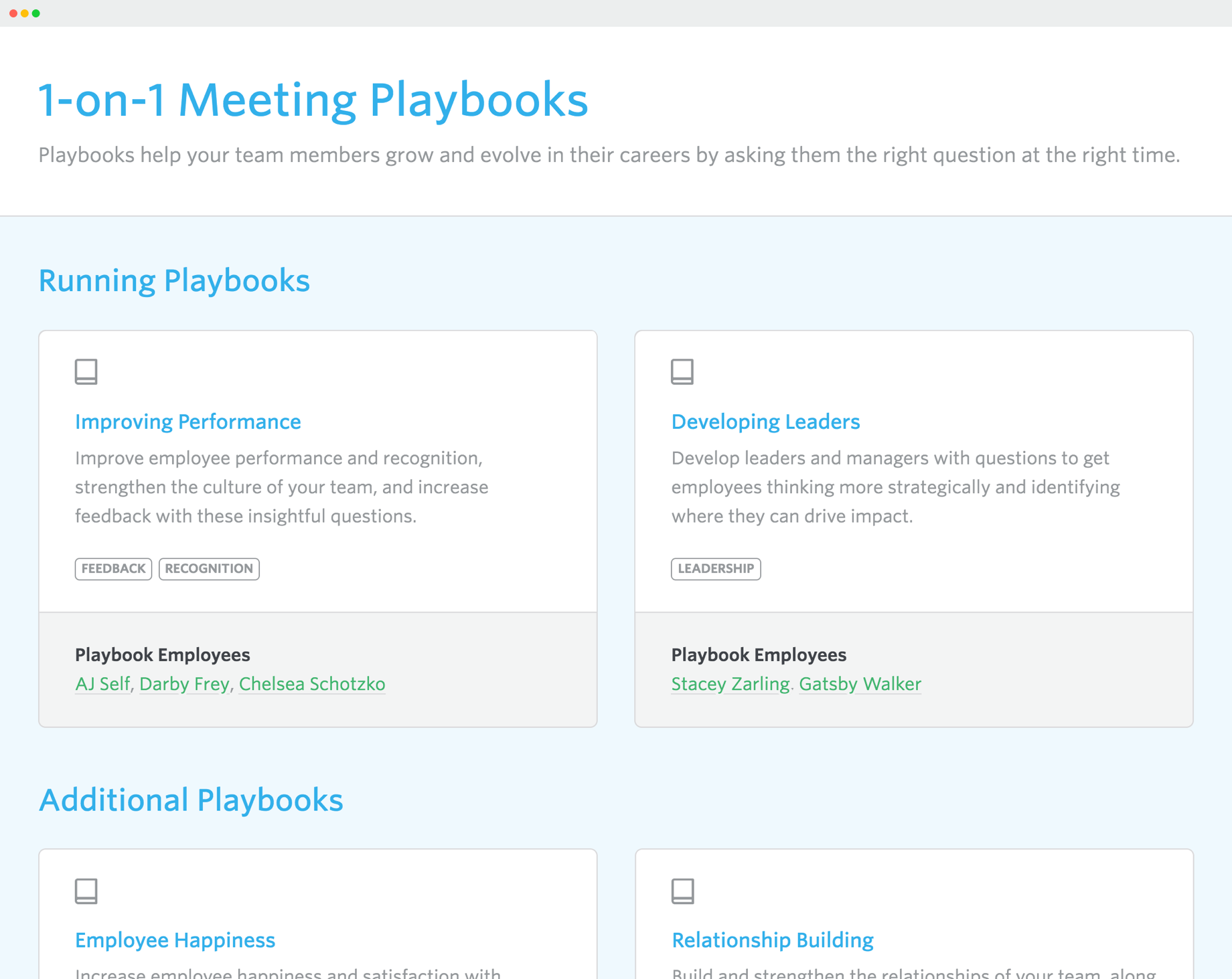 Lead Honestly Playbook dashboard topics